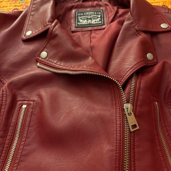 Faux leather moto jacket - Picture 2 of 5